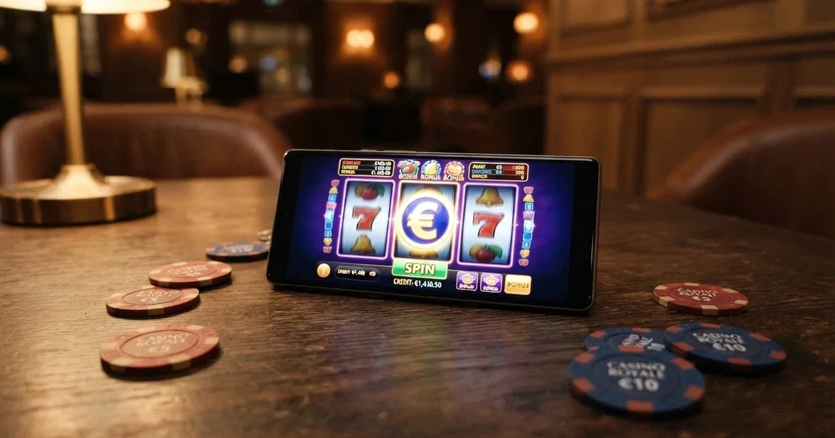 Interfaz de un casino online español mostrando una oferta de bono sin depósito de 50 euros junto al botón de registro