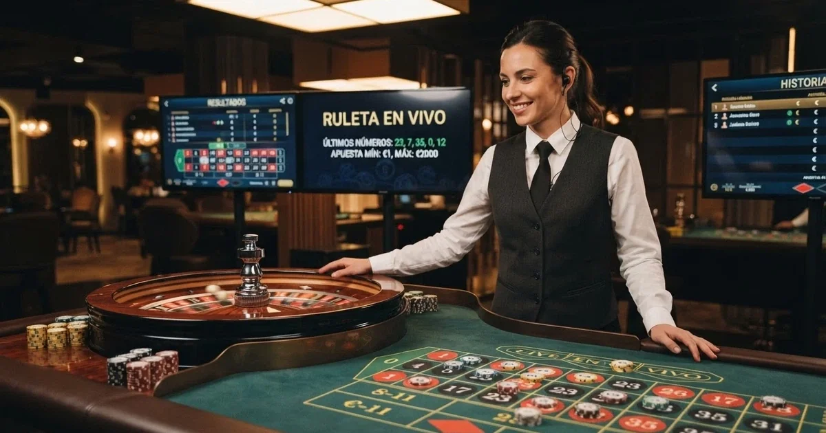 Casinos con crupier en vivo en España: los 10 mejores de 2026