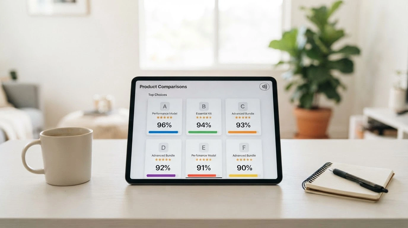 Vista comparativa de las fichas de varios casinos online españoles ordenados por valoración, con el logo de Apple Pay visible