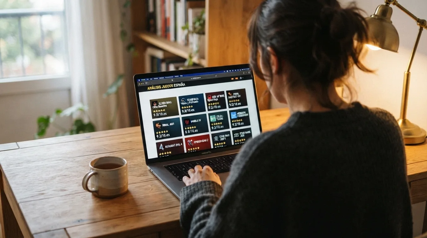 Vista comparativa de varios casinos online con sus logotipos y el distintivo .es visible en cada uno