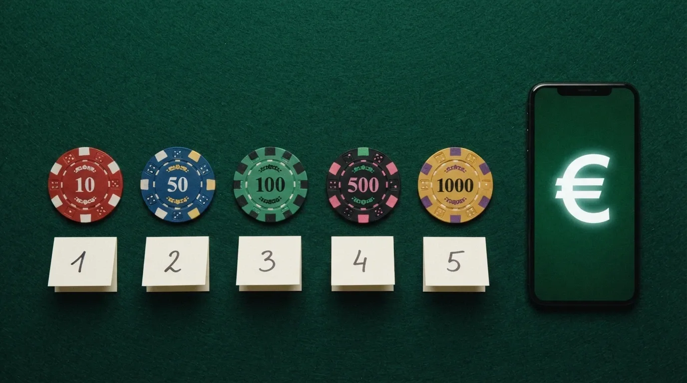 Una tabla comparativa con los logotipos de varios casinos online y el símbolo de Litecoin, sobre un mapa de España.