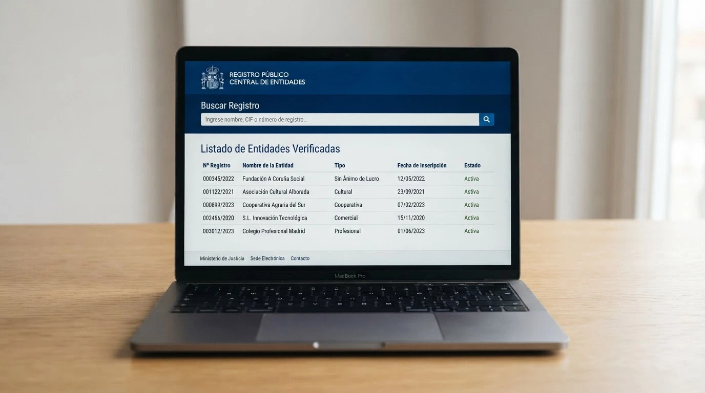 Captura de pantalla del registro público de operadores de la DGOJ con el campo de búsqueda visible